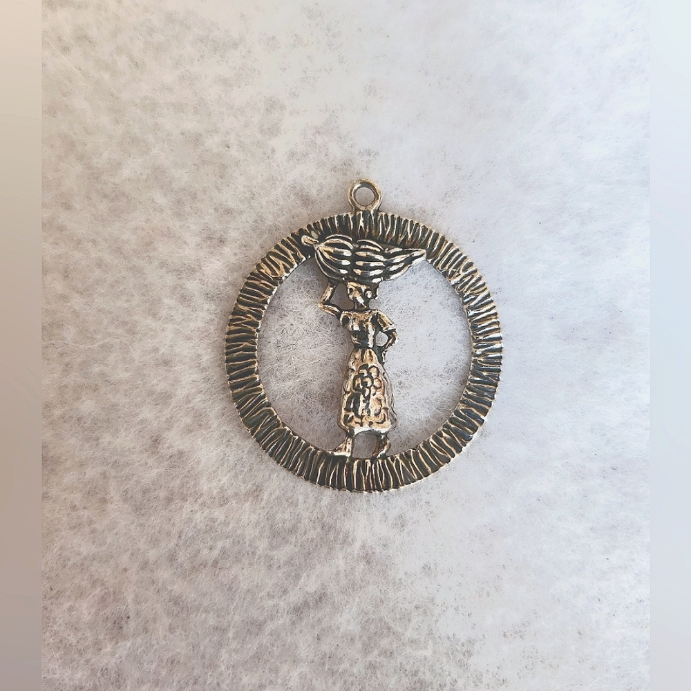 Vintage Sterling Silver Charm Caribbean Island Souvenir
